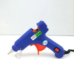 CADEAU Pistolet à Colle Chaude Chauffrage Rapide Et Sûr Pistolet à Colle 20W Y Compris Un Sac à Outils Anti écoulement Pour Réparation Artisanat DIY Maison Bricolage Bureau- Bleu -Pistolet à colle Soldes 48783006 5