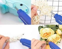 Pistolet à Colle Professionnel 13x11cm Bleu FUIENKO -Pistolet à colle Soldes 50983432 2