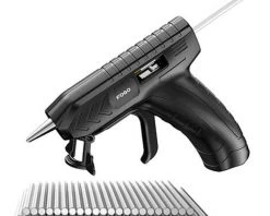 LIFCAUSAL Machine De Colle Thermofusible Sans Fil USB Rechargeable Craft DIY Kits D'outils De Réparation Avec Baton De Colle 100 Pièces