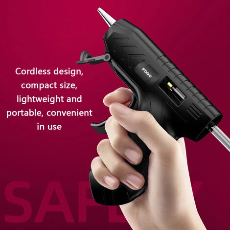 LIFCAUSAL Machine De Colle Thermofusible Sans Fil USB Rechargeable Craft DIY Kits D'outils De Réparation Avec Baton De Colle 100 Pièces 4 LIFCAUSAL Machine De Colle Thermofusible Sans Fil USB Rechargeable Craft DIY Kits D'outils De Réparation Avec Baton De Colle 100 Pièces – Image 4