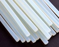 CADEAUX 10 Pièces Nécessaires 7 Mm * 190 Mm Bâtons De Colle Thermofusible Outil D'artisanat De Pistolet électrique, Bâtons De Pistolet à Colle Chaude Adhésifs Puissants De Longue Taille (pistolet à Colle Chaude Non Inclus)