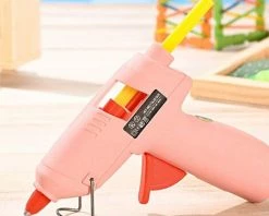 BENOBBY KIDS Mini Pistolet à Colle Chaude Pour Enfants Avec 20 Bâtons De Colle - Kit De Pistolet à Colle Haute Température Pour Bricolage, Artisanat Et Réparation Rapide à La Maison - Rose - 20 W -Pistolet à colle Soldes 53282788 3