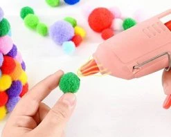 BENOBBY KIDS Mini Pistolet à Colle Chaude Pour Enfants Avec 20 Bâtons De Colle - Kit De Pistolet à Colle Haute Température Pour Bricolage, Artisanat Et Réparation Rapide à La Maison - Rose - 20 W -Pistolet à colle Soldes 53282788 4