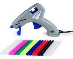 Kartokner 930 Pistolet à Colle Chaude - Kit Avec 2 Températures De Chauffe Avec 18 Bâtons De Colle 7mm