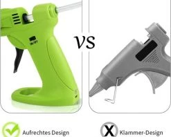 KARTOKNER 30W Pistolet à Colle Chaude Sans Fil - Mini Pistolet à Colle Rechargeable Par USB Batterie 2600mAh Avec 30 Bâtons De Colle De 7mm Et 6 étuis En Silicone Pour Bricolage Scolaire Réparation Rapide 7 KARTOKNER 30W Pistolet à Colle Chaude Sans Fil - Mini Pistolet à Colle Rechargeable Par USB Batterie 2600mAh Avec 30 Bâtons De Colle De 7mm Et 6 étuis En Silicone Pour Bricolage Scolaire Réparation Rapide -Pistolet à colle Soldes 53550994 3