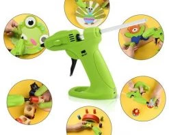 KARTOKNER 30W Pistolet à Colle Chaude Sans Fil - Mini Pistolet à Colle Rechargeable Par USB Batterie 2600mAh Avec 30 Bâtons De Colle De 7mm Et 6 étuis En Silicone Pour Bricolage Scolaire Réparation Rapide 9 KARTOKNER 30W Pistolet à Colle Chaude Sans Fil - Mini Pistolet à Colle Rechargeable Par USB Batterie 2600mAh Avec 30 Bâtons De Colle De 7mm Et 6 étuis En Silicone Pour Bricolage Scolaire Réparation Rapide -Pistolet à colle Soldes 53550994 5