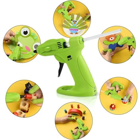 KARTOKNER 30W Pistolet à Colle Chaude Sans Fil - Mini Pistolet à Colle Rechargeable Par USB Batterie 2600mAh Avec 30 Bâtons De Colle De 7mm Et 6 étuis En Silicone Pour Bricolage Scolaire Réparation Rapide 5 KARTOKNER 30W Pistolet à Colle Chaude Sans Fil - Mini Pistolet à Colle Rechargeable Par USB Batterie 2600mAh Avec 30 Bâtons De Colle De 7mm Et 6 étuis En Silicone Pour Bricolage Scolaire Réparation Rapide – Image 5