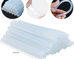 Pistolet à Colle Chaude,Kartokner Colle Pour Mini Pistolet Avec 40 Bâtons De Colle Flexible Haute Température Pour Les Petits Projets De Bricolage,Artisanat,Maison,Bureau-Bleu -Pistolet à colle Soldes 53551102 5