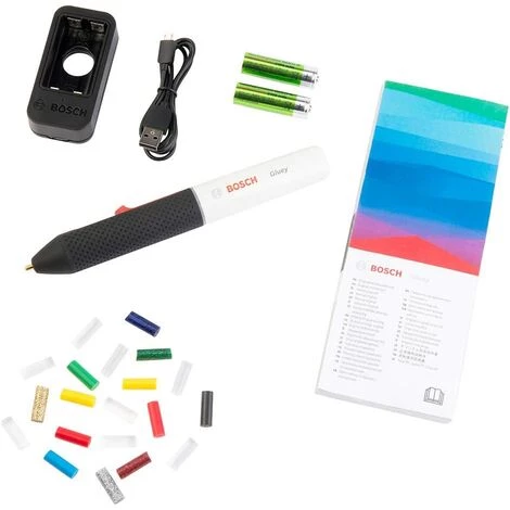 KARTOKNER Pistolet à Colle Chaude Sans-fil Bosch - Gluey (Livré Avec 20 X Mini-sticks De Colle, 2 X Batteries Rechargeables Et 1 Chargeur USB) 3 KARTOKNER Pistolet à Colle Chaude Sans-fil Bosch - Gluey (Livré Avec 20 X Mini-sticks De Colle, 2 X Batteries Rechargeables Et 1 Chargeur USB) – Image 3