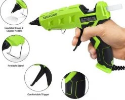 BARES Pistolet à Colle 60/100 W 20pcs Bâtons Chauffrage (110 Mm) Chauffrage Rapide Et Sûr Pistolet à Colle, Anti écoulement Pour Réparation, Artisanat, DIY, Maison -Pistolet à colle Soldes 53664464 3