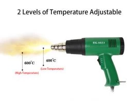SUPERSELLER Pistolet à Colle Pistolet à Air Chaud électronique Pistolet à Air Chaud à Usage Intensif Double Réglage De Température Pistolet à Chaleur Industriel Portatif Pour Séchage Par Thermo-rétrécissement Enlèvement De Peinture Métiers De Soudage Adhésifs, Prise 9 SUPERSELLER Pistolet à Colle Pistolet à Air Chaud électronique Pistolet à Air Chaud à Usage Intensif Double Réglage De Température Pistolet à Chaleur Industriel Portatif Pour Séchage Par Thermo-rétrécissement Enlèvement De Peinture Métiers De Soudage Adhésifs, Prise -Pistolet à colle Soldes 53922281 5