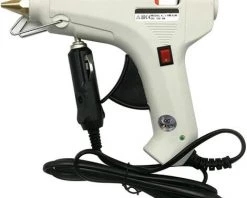 SUPERSELLER Pistolet à Colle Thermofusible Universel Pour Voiture 40 W 12 V 47 Pouces De Long Câble Avec Prise Allume-cigare Blanc - Blanche