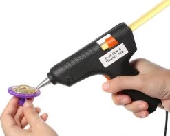 SUPERSELLER Pistolet à Colle Thermofusible 110-240V 40W Outil De Débosselage Sans Peinture Avec 5 Bâtons De Colle -Pistolet à colle Soldes 54242781 4