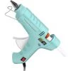 ECHOO Mini Pistolet à Colle Chaud, Manuel Ménagère Bricolage Colle Pistolet Pour Bureau/à La Main Décoration/décoration De Noël/cadeau 20W - Bleu