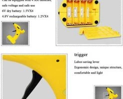 Pistolet à Colle Chaud Sans Fil, Pistolet à Colle à Chaud Pistolet De Colle Polyvalent à Piles Pour DIY Artisanat, Décoration De Noël Macaron -Pistolet à colle Soldes 54693867 5