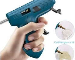 Pistolet à Colle Chaude Sans Fil, Kit Avec 40 Bâtons De Colle, Recharge USB, Pistolet à Colle Haute Température Pour Réparation à La Maison, Arts, Travaux Manuels, Bricolage Et Scellage Macaron 7 Pistolet à Colle Chaude Sans Fil, Kit Avec 40 Bâtons De Colle, Recharge USB, Pistolet à Colle Haute Température Pour Réparation à La Maison, Arts, Travaux Manuels, Bricolage Et Scellage Macaron -Pistolet à colle Soldes 54693875 3