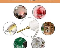 Kit De Buse De Pistolet à Colle En Cuivre Pistolet à Colle Thermofusible Pistolet à Colle Buse Buse Cuivre Sol Outil Macaron -Pistolet à colle Soldes 54693887 4