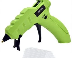 HAPPYSHOPPING Pistolet à Colle électrique Portable Sans Fil Rechargeable Par USB Pistolet à Colle Thermofusible Pour Usage Domestique Pistolet à Colle Manuel Avec Batterie Au Lithium Intégrée