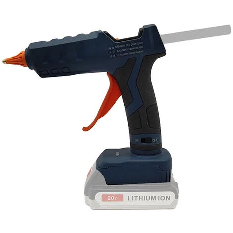 HAPPYSHOPPING Distributeur De Colle Thermofusible 100W Rechargeable Elément Chauffant PTC Convient Pour Le Pistolet à Colle Baird 20V Batterie Lithium 11mm Pistolet à Colle Nu 2 HAPPYSHOPPING Distributeur De Colle Thermofusible 100W Rechargeable Elément Chauffant PTC Convient Pour Le Pistolet à Colle Baird 20V Batterie Lithium 11mm Pistolet à Colle Nu – Image 2