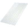 HAPPYSHOPPING 100PCS 7MM Bâton De Colle Thermofusible Bâton De Colle Blanc Transparent Résistant à Haute Température Compatible Avec La Plupart Des Machines à Coller