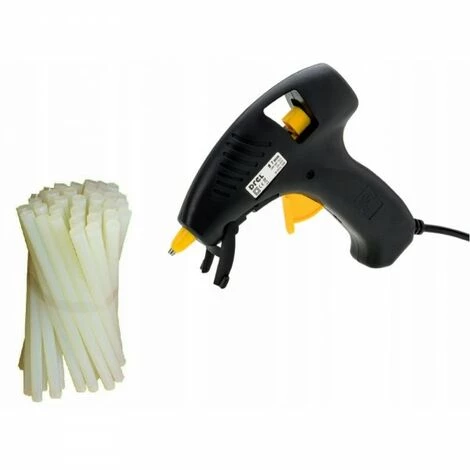 JARDIBRICODECO Presse-pistolet à Colle Chaude + 50 Cartouches 1 JARDIBRICODECO Presse-pistolet à Colle Chaude + 50 Cartouches