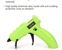SUPERSELLER Pistolet à Colle Hot Melt Glue Machine Portable Handheld Wireless Electric Glue Machine 2000mAh Ménage Manuel Pour La Réparation à La Main, Vert -Pistolet à colle Soldes 55636781 5