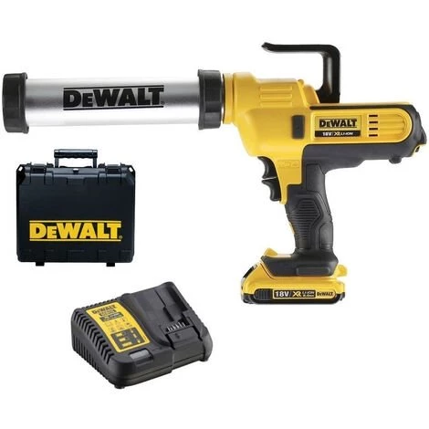 Pistolet à Mastic DEWALT XR 18V - 1 Batterie 2.0 Ah - Cartouche 300/400 Ml - DCE571D1-QW 1 Pistolet à Mastic DEWALT XR 18V - 1 Batterie 2.0 Ah - Cartouche 300/400 Ml - DCE571D1-QW