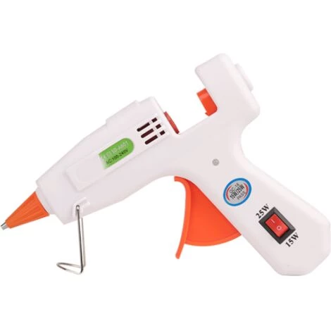 LUCKY-88 Pistolet à Colle Thermofusible, Interrupteur De Ruban Rapide, Manuel De Ménage De 7 Mm (20 W Blanc) 1 LUCKY-88 Pistolet à Colle Thermofusible, Interrupteur De Ruban Rapide, Manuel De Ménage De 7 Mm (20 W Blanc)