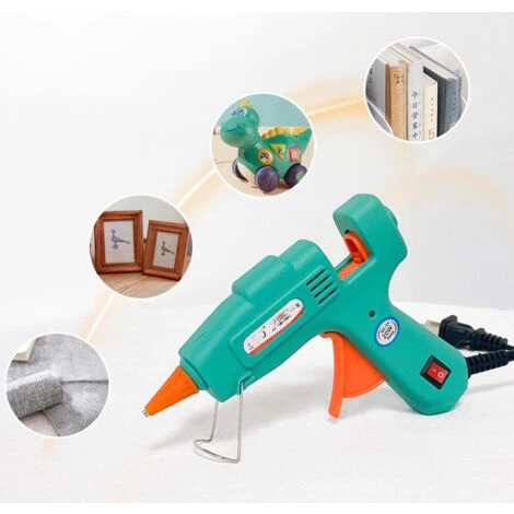 LUCKY-88 Pistolet à Colle Thermofusible, Interrupteur De Ruban Rapide, Manuel De Ménage De 7 Mm (20 W Blanc) 3 LUCKY-88 Pistolet à Colle Thermofusible, Interrupteur De Ruban Rapide, Manuel De Ménage De 7 Mm (20 W Blanc) – Image 3