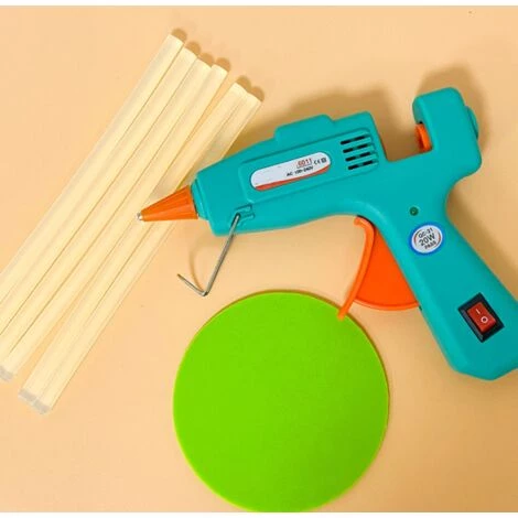 LUCKY-88 Pistolet à Colle Thermofusible, Interrupteur De Ruban Rapide, Manuel De Ménage De 7 Mm (20 W Blanc) 4 LUCKY-88 Pistolet à Colle Thermofusible, Interrupteur De Ruban Rapide, Manuel De Ménage De 7 Mm (20 W Blanc) – Image 4