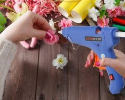 Randaco Pistolet à Colle Chaude 100W Chauffrage Rapide Et Sûr, Anti écoulement Pour Réparation,Artisanat, DIY,Maison,Bureau - Bleu 6 Randaco Pistolet à Colle Chaude 100W Chauffrage Rapide Et Sûr, Anti écoulement Pour Réparation,Artisanat, DIY,Maison,Bureau - Bleu -Pistolet à colle Soldes 56394263 2