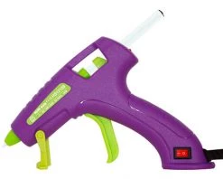 FONTAINEBLEAU Pistolet Colle Enfant De Colle Kit D'école De Pistolet De Silicone DIY Pour Des Enfants(30w Violet)une Pièce,Fonepro