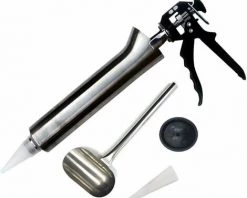 QERSTA Pistolet à Joints En Acier Inoxydable Pour Pointes De Calfeutrage - Outil Pour Briques Et Carrelages - Outil De Bricolage