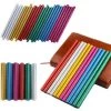 SWANEW Bâton De Colle Chaude 7mm X 100mm Adhésif Bâtonnets De Colle à Paillettes, Pour Décoration Créative Bricolages - RVB