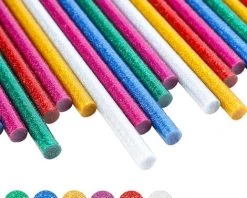 SWANEW Bâton De Colle Chaude 7mm X 100mm Adhésif Bâtonnets De Colle à Paillettes, Pour Décoration Créative Bricolages - RVB -Pistolet à colle Soldes 57504043 4