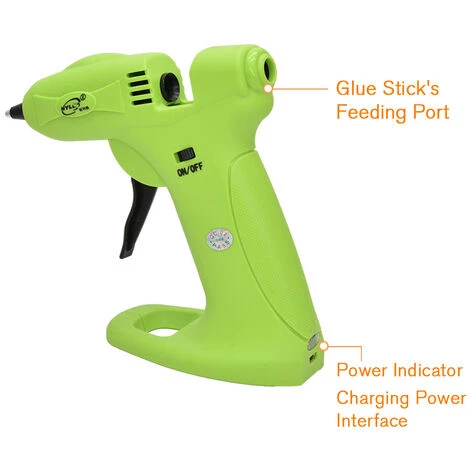 TANCYCO Hot Melt Glue Machine Portable Handheld Wireless Electric Glue Machine 2000mAh Ménage Manuel Pour La Réparation à La Main 2 TANCYCO Hot Melt Glue Machine Portable Handheld Wireless Electric Glue Machine 2000mAh Ménage Manuel Pour La Réparation à La Main – Image 2