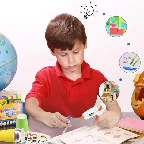 GRID COOL Mini Pistolet à Colle Chaude Pièces Pour DIY Small Art, Réparations Rapides Et à Domicile, Bureau Et école 4 GRID COOL Mini Pistolet à Colle Chaude Pièces Pour DIY Small Art, Réparations Rapides Et à Domicile, Bureau Et école – Image 4