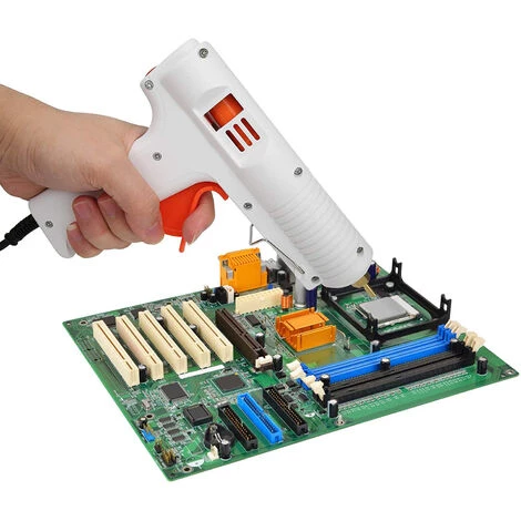 GRID COOL Pistolet à Colle Chaude100-240V 120W Pistolet à Colle Thermofusible Température Constante Réglable Blanc 5 GRID COOL Pistolet à Colle Chaude100-240V 120W Pistolet à Colle Thermofusible Température Constante Réglable Blanc – Image 5