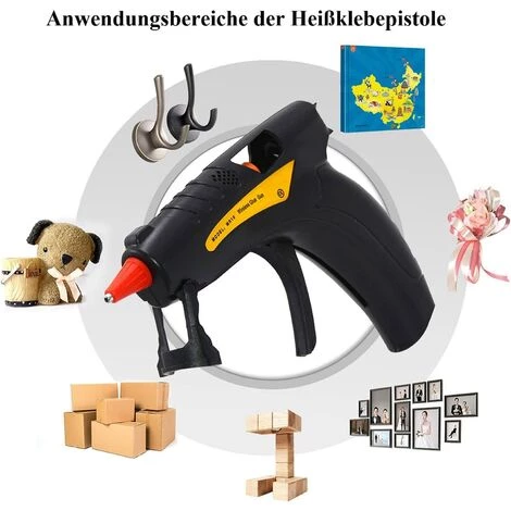GRID COOL Pistolet à Colle Chaude - Pistolet à Colle Sans Fil USB Chauffe 2,5 à 5 Heures - Pour L'école, Le Bricolage, L'artisanat 3 GRID COOL Pistolet à Colle Chaude - Pistolet à Colle Sans Fil USB Chauffe 2,5 à 5 Heures - Pour L'école, Le Bricolage, L'artisanat – Image 3