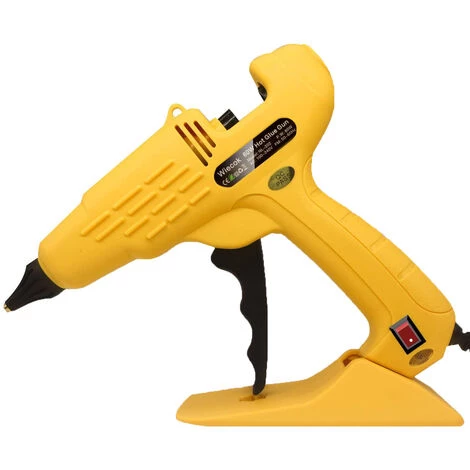 GRID COOL Pistolet à Colle Chaude,Pistolets à Colle Électriques 60W Avec10 Bâtons De Colle , Bouton ON/OFF Anti Écoulement Pour Bricolage 1 GRID COOL Pistolet à Colle Chaude,Pistolets à Colle Électriques 60W Avec10 Bâtons De Colle , Bouton ON/OFF Anti Écoulement Pour Bricolage