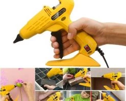 GRID COOL Pistolet à Colle Chaude,Pistolets à Colle Électriques 60W Avec10 Bâtons De Colle , Bouton ON/OFF Anti Écoulement Pour Bricolage 7 GRID COOL Pistolet à Colle Chaude,Pistolets à Colle Électriques 60W Avec10 Bâtons De Colle , Bouton ON/OFF Anti Écoulement Pour Bricolage -Pistolet à colle Soldes 58347461 3