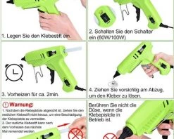 GRID COOL Pistolet à Colle Chaude Puissance – 60Electrique Outils En Silicone Pour Bricolage Maison Bureau Réparation Décoration 9 GRID COOL Pistolet à Colle Chaude Puissance – 60Electrique Outils En Silicone Pour Bricolage Maison Bureau Réparation Décoration -Pistolet à colle Soldes 58347464 5