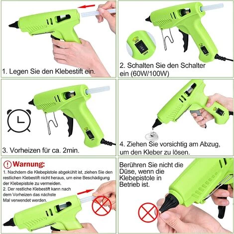 GRID COOL Pistolet à Colle Chaude Puissance – 60Electrique Outils En Silicone Pour Bricolage Maison Bureau Réparation Décoration 5 GRID COOL Pistolet à Colle Chaude Puissance – 60Electrique Outils En Silicone Pour Bricolage Maison Bureau Réparation Décoration – Image 5