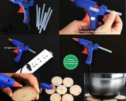 GRID COOL 1 Mini Pistolet à Colle à Chaud De Colle Transparents Pour Bricolage Et Réparations Rapides Dans La Maison & Bureau -Pistolet à colle Soldes 58347465 4