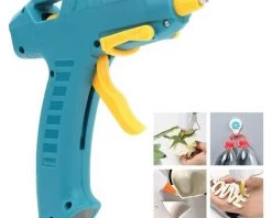 GRID COOL Mini Pistolet à Colle Chaude Haute Température - Ensemble Léger Et Confortable - Pour Projets D'artisanat, école, Bricolage -Pistolet à colle Soldes 58347604 5