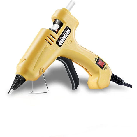 GRID COOL Mini Pistolet à Colle Chaude (7 Mm), Anti écoulement Pour Réparation, Artisanat, DIY, Maison, Bricolage, Bureau - Jaune 1 GRID COOL Mini Pistolet à Colle Chaude (7 Mm), Anti écoulement Pour Réparation, Artisanat, DIY, Maison, Bricolage, Bureau - Jaune