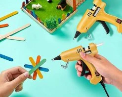 GRID COOL Mini Pistolet à Colle Chaude (7 Mm), Anti écoulement Pour Réparation, Artisanat, DIY, Maison, Bricolage, Bureau - Jaune 6 GRID COOL Mini Pistolet à Colle Chaude (7 Mm), Anti écoulement Pour Réparation, Artisanat, DIY, Maison, Bricolage, Bureau - Jaune -Pistolet à colle Soldes 58347621 3