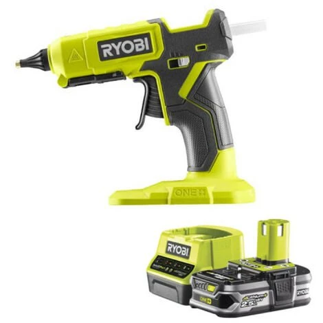 Pack RYOBI Pistolet à Colle 2 Températures 18V OnePlus RGL18-0 - 1 Batterie 2.5Ah - 1 Chargeur Rapide RC18120-125 1 Pack RYOBI Pistolet à Colle 2 Températures 18V OnePlus RGL18-0 - 1 Batterie 2.5Ah - 1 Chargeur Rapide RC18120-125