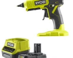 Pack RYOBI - Pistolet à Colle 18V OnePlus RGL18-0 - 1 Batterie 2.0 Ah - 1 Chargeur Rapide