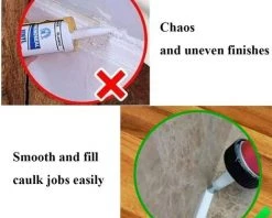 OUSUDELA 14 Pièces Buse De Calfeutrage, Finisseur De Calfeutrage, Buse D'étanchéité, Acier Inoxydable Calfeutrage Buse De Finition Pour Cuisine, Salle De Bain, Fenêtre -Pistolet à colle Soldes 58622361 2